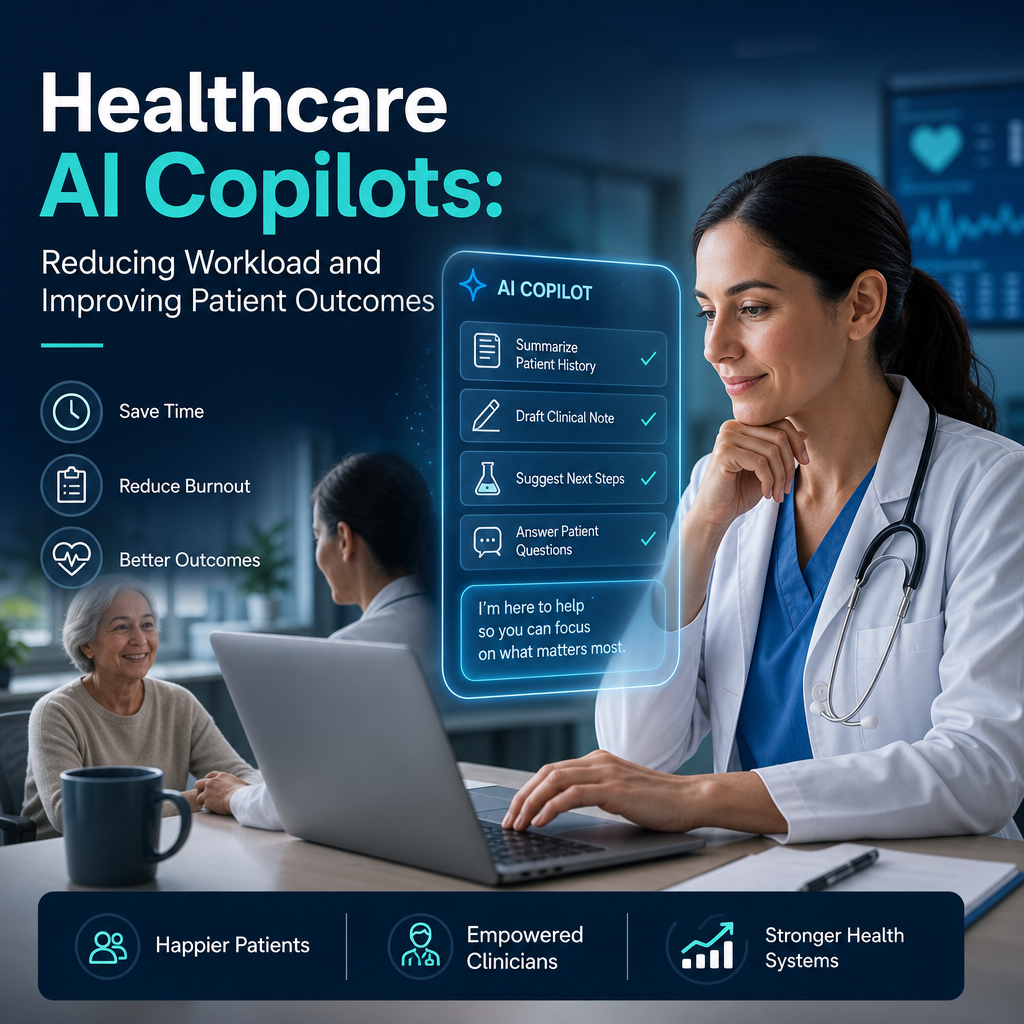 Healthcare AI copilot helping clinicians reduce workload and improve patient care outcomes