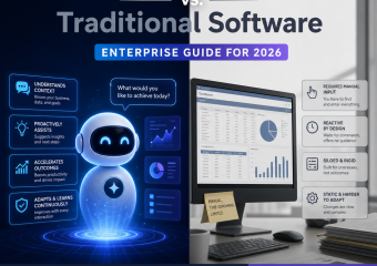 Comparison of intelligent copilots and traditional enterprise software for 2026