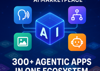 ZAMZILLA AI marketplace dashboard showing 300+ agentic apps in one connected ecosystem